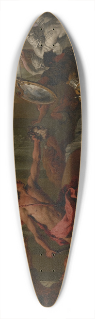 Sebastiano Ricci - Perseus Confronting Phineus With The Head of Medusa 39.3 inch art pintail longboard deck