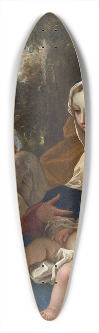 Sebastiano Ricci - The Holy Family with Angels 39.3 inch art pintail longboard deck