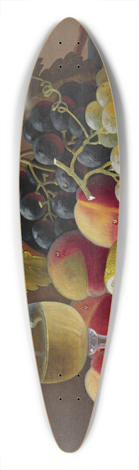 Severin Roesen - Still Life Of Fruit With Lemon 39.3 inch art pintail longboard deck