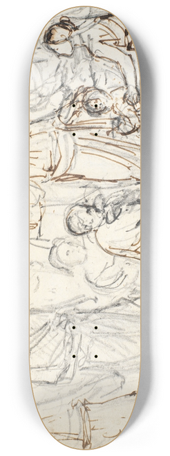 Dankvart Dreyer - Kristus velsigner de sm brn 8.25 inch art skate deck