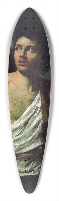 Simon Vouet - David with the Head of Goliath 39.3 inch art pintail longboard deck