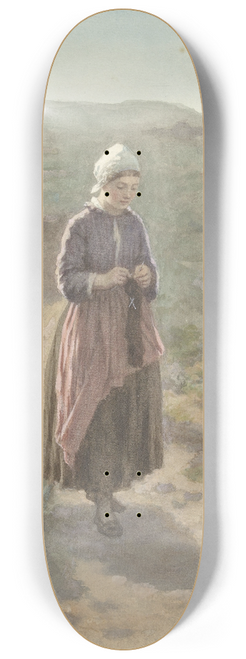David Adolph Constant Artz - In de duinen te Zandvoort 8.25 inch art skate deck