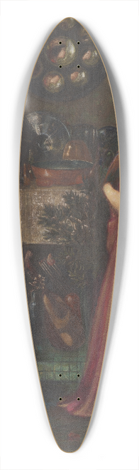 Sir Edward Coley Burne-Jones - Fair Rosamund and Queen Eleanor 39.3 inch art pintail longboard deck
