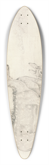 Sir Edwin Henry Landseer - A Herd of Deer Grazing in a Park 39.3 inch art pintail longboard deck