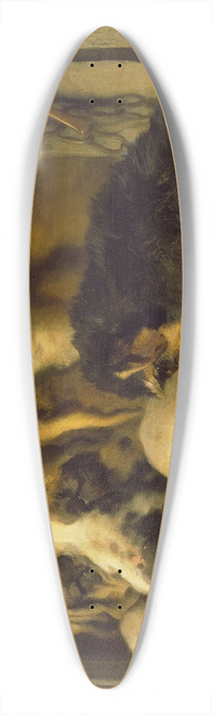 Sir Edwin Henry Landseer - Doubtful Crumbs 39.3 inch art pintail longboard deck