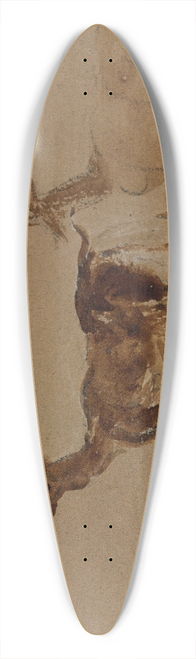 Sir Edwin Henry Landseer - Two Stags Running 39.3 inch art pintail longboard deck