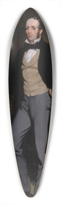 Sir Francis Grant - Portrait of John Naylor 39.3 inch art pintail longboard deck