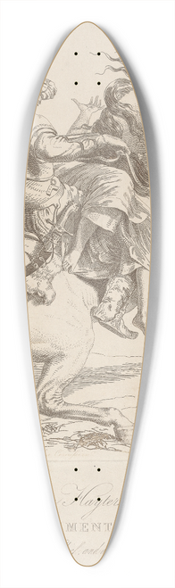 Sir George Hayter - Ticket for Mr. George Hayters Raffle for his Pictures of the Enlevement of Circassians, a Kurdish Bandit Chief, and an Historical Landscape 39.3 inch art pintail longboard deck