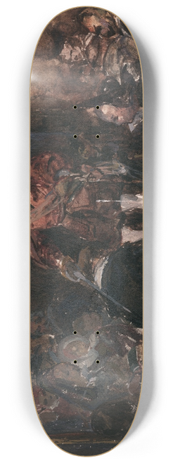 David Bles - Gerard (II) ter Borch knighted by king Philip IV 8.25 inch art skate deck