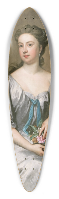 Sir Godfrey Kneller - Lady Henrietta Crofts, Duchess of Bolton 39.3 inch art pintail longboard deck