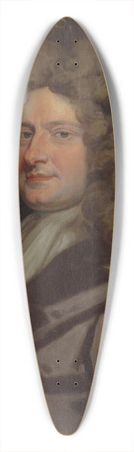 Sir Godfrey Kneller - Sir Theodore Colladon 39.3 inch art pintail longboard deck