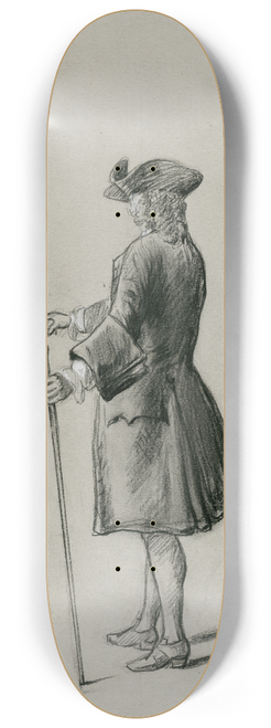 David Bles - Oostdam, a character from Jacob van Lenneps Ferdinand Huyck 8.25 inch art skate deck