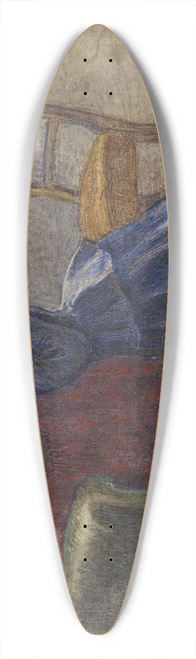 Sir John Everett Millais - A Wife  Face in Both Hands She Knelt on the Carpet 39.3 inch art pintail longboard deck