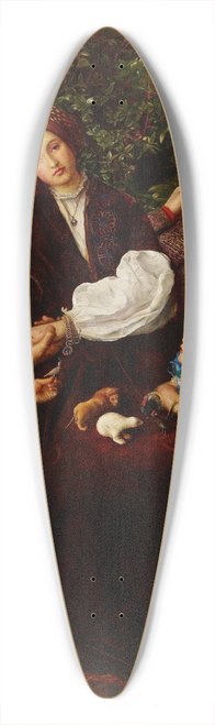 Sir John Everett Millais - Peace Concluded 39.3 inch art pintail longboard deck