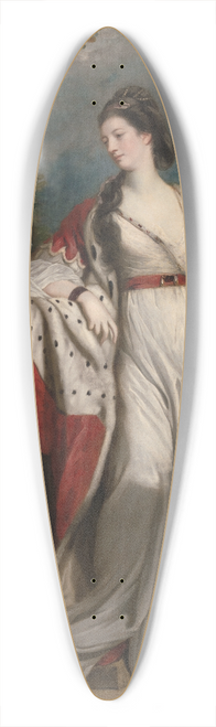 Sir Joshua Reynolds - Elizabeth Gunning, Duchess of Hamilton and Argyll 39.3 inch art pintail longboard deck