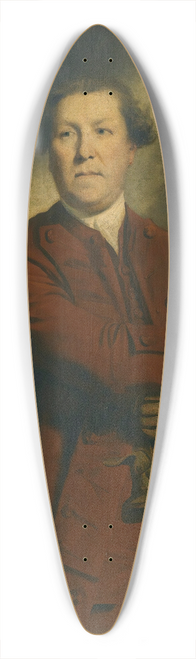 Sir Joshua Reynolds - Portrait Of Captain Robert Haldane, Of Gleneagles (1705-1767) 39.3 inch art pintail longboard deck