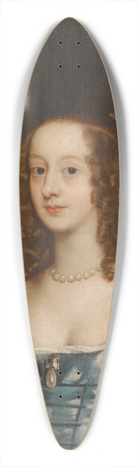 Sir Peter Lely - Portrait of Lady Diana Grey, Countess of Ailsbury (D.1689) 39.3 inch art pintail longboard deck