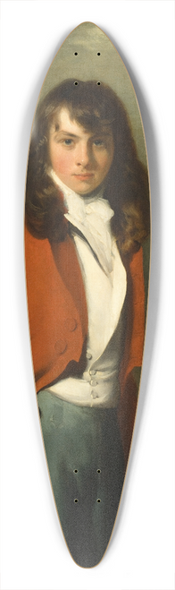 Sir Thomas Lawrence - Portrait of Arthur Atherley as an Etonian 39.3 inch art pintail longboard deck