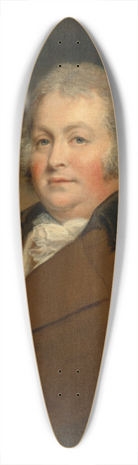 Sir William Beechey - Portrait of Benjamin Goldsmid (c.1753-1808) 39.3 inch art pintail longboard deck