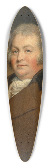 Sir William Beechey - Portrait of Benjamin Goldsmid (c.1753-1808) 39.3 inch art pintail longboard deck
