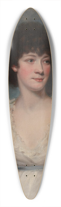 Sir William Beechey - Portrait of Miss Elizabeth Byrd, later Mrs. Slight 39.3 inch art pintail longboard deck