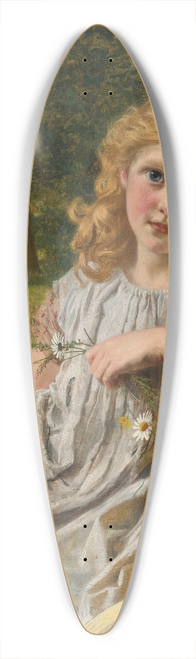 Sophie Anderson - Summer Flowers 39.3 inch art pintail longboard deck