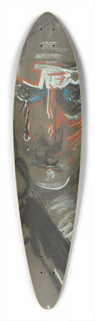 Stanisaw Ignacy Witkiewicz - Portrait of Maria Kasprowiczowa, Weeping knight 39.3 inch art pintail longboard deck