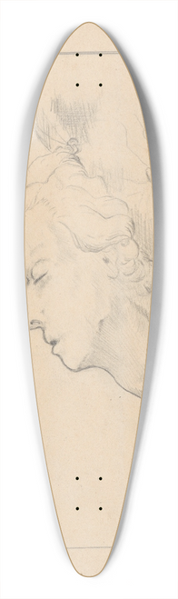 Stanisaw Wyspiaski - Copy of Teofil Kwiatkowskis composition Chopin on his deathbed 39.3 inch art pintail longboard deck