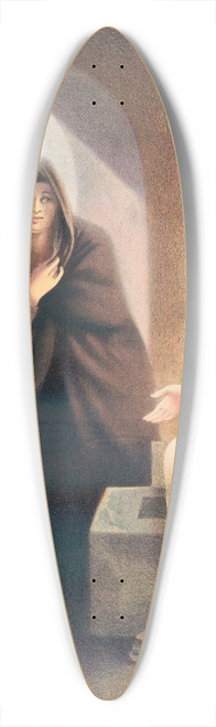 Stecher Litho. Co - The angels in the sepulchre 39.3 inch art pintail longboard deck