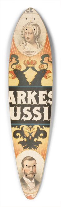Strobridge and Co - Darkest Russia a grand romance of the Czars realm. 39.3 inch art pintail longboard deck