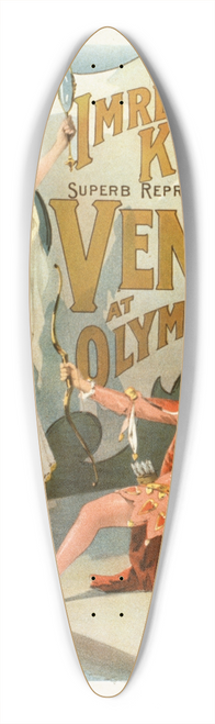 Strobridge & Co. Lith. - Imre Kiralfys superb representation of Venice at Olympia 39.3 inch art pintail longboard deck