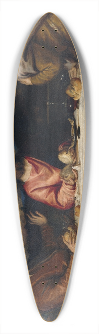 Studio of Titian - The Supper at Emmaus 39.3 inch art pintail longboard deck