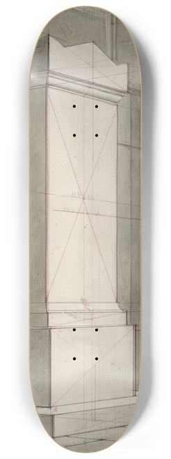David Humbert de Superville - Funerary monument for J.M. Kemper in Leiden, Pieterskerk 8.25 inch art skate deck