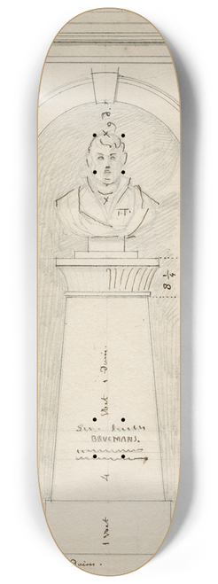 David Humbert de Superville - Funerary monument for S. 8.25 inch art skate deck