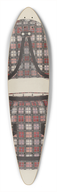 Syrena Swanson - Childs Dress 39.3 inch art pintail longboard deck