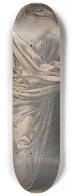 David Humbert de Superville - Gewaad, gedrapeerd over deels getekende mansfiguur. 8.25 inch art skate deck