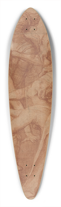Taddeo Zuccaro - A Miracle of Saint Philip Benizzi: The Healing of a Demoniac Woman 39.3 inch art pintail longboard deck