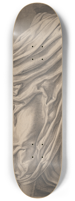 David Humbert de Superville - Gewaad, gedrapeerd over deels getekende mansfiguur 8.25 inch art skate deck