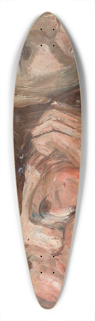 Tadeusz Makowski - Two children 39.3 inch art pintail longboard deck