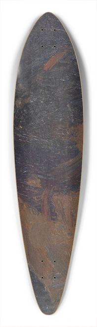 Tadeusz Makowski - View of a village against the background of a mountain 39.3 inch art pintail longboard deck