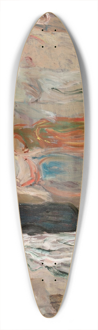 Tadeusz Makowski - Wedding procession in front of a church 39.3 inch art pintail longboard deck