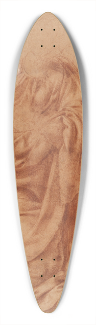 Tanzio da Varallo - Study for the Kneeling Virgin 39.3 inch art pintail longboard deck