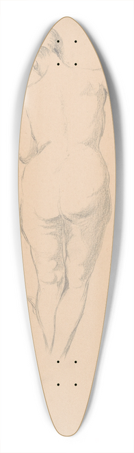 tefan Polkorb - Sketchbook with nudes 39.3 inch art pintail longboard deck