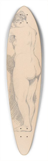 tefan Polkorb - Sketchbook with nudes 39.3 inch art pintail longboard deck