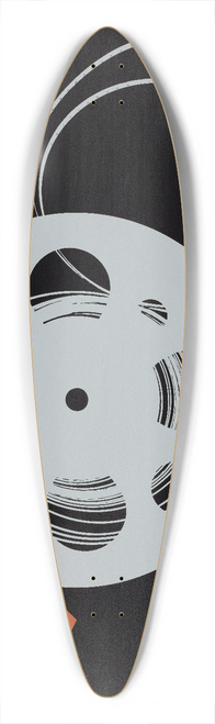 Thadeus A. Miksinski - Frank Capra, the man above the title 39.3 inch art pintail longboard deck