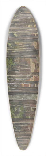 Theodor Alt - Inside a forest 39.3 inch art pintail longboard deck