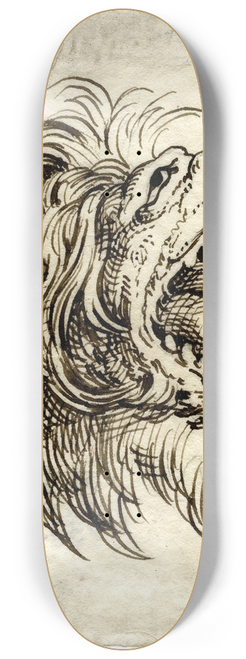 David Humbert de Superville - Leeuwenkop, met opengesperde muil 8.25 inch art skate deck