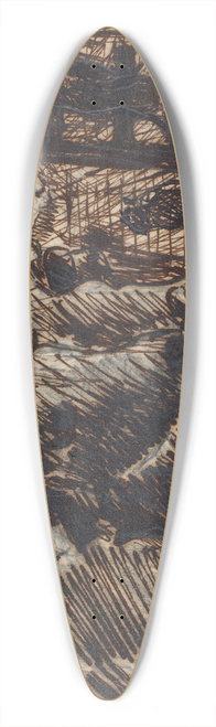 Theodor Philipsen - Aften i kostalden 39.3 inch art pintail longboard deck