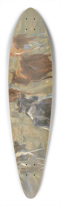 Theodor Philipsen - Long Shadows. Cattle on the Island of Saltholm 39.3 inch art pintail longboard deck