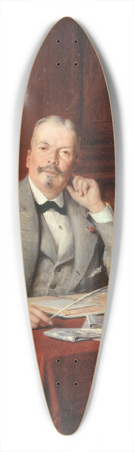 Thobald Chartran - Portrait dOlympe Hriot (1833-1899), homme daffaires. 39.3 inch art pintail longboard deck